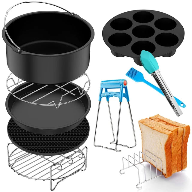AirFryChef | Lucht Friteuse Accessoires Set | Gemakkelijk en Veelzijdig | Verander Uw Keuken