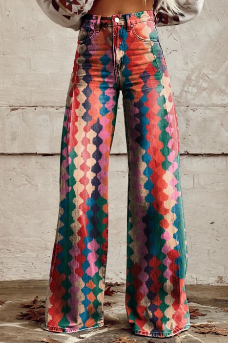 Tavira Boho Vintage Broek | Wijde pijpen, Vintage en chic