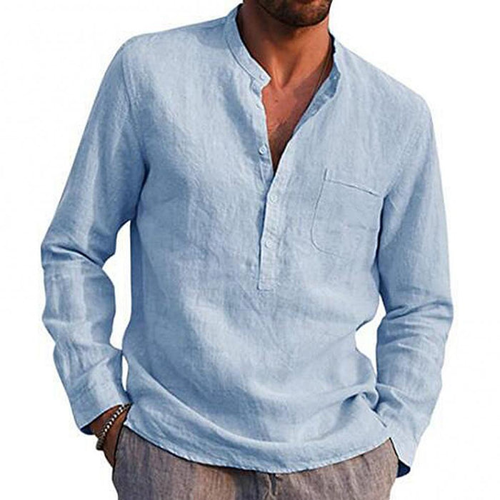 Andreas - Casual zomeroverhemd voor heren met korte broek