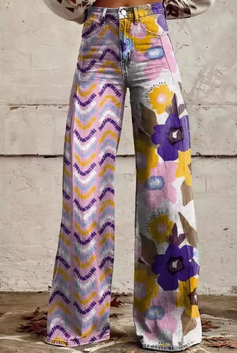 Senvara Boho Vintage Broek| Retro stijlvol en veelzijdig