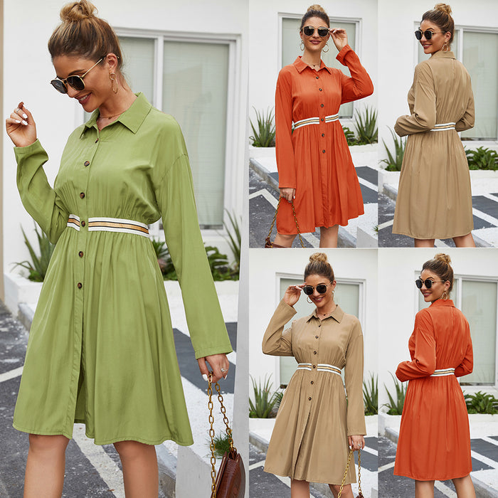 Maelle | Trendy Zomerjurk | Casual Jurk Met Knopen | Casual Vrouwen Jurk