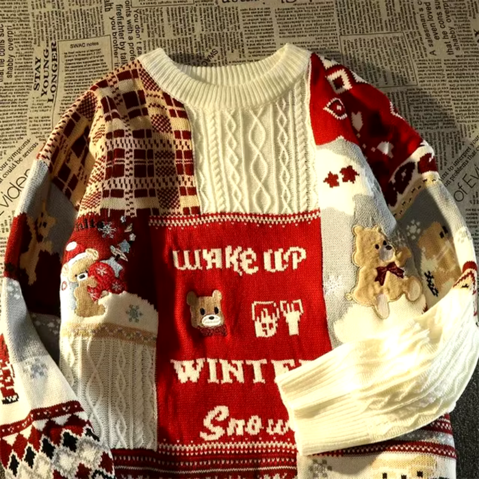 Lizzy - Warm oversized kerstbreise