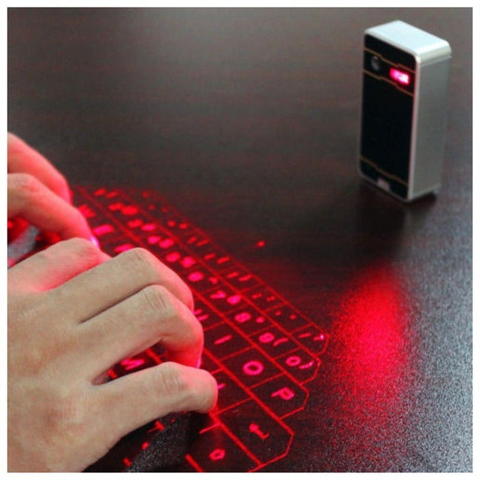 BeamKey | Draadloos Laser Toetsenbord | Compact en Geavanceerd | Toets in de Lucht