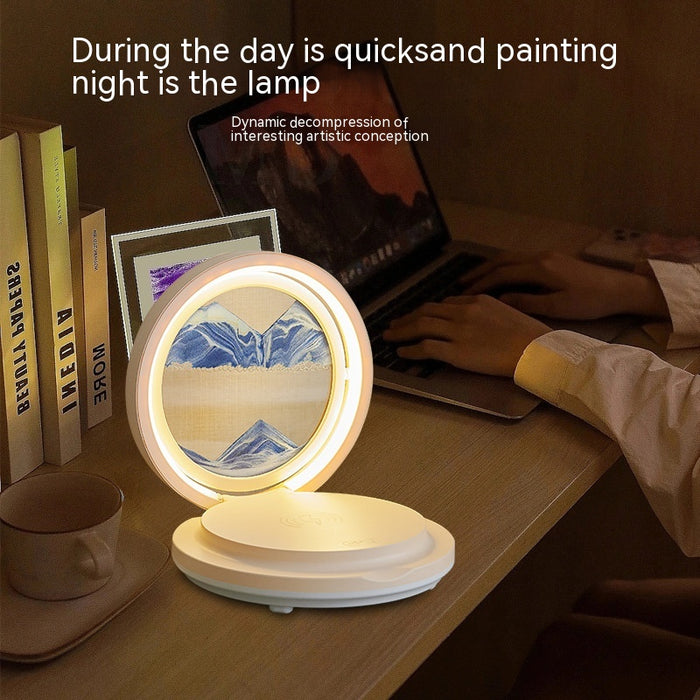 HarmonyLamp | Bluetooth Speaker Lamp | Draadloos Opladen | Sfeervolle Verlichting
