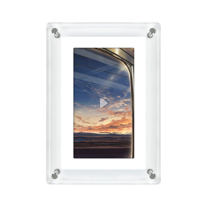 GlimView | Digitale Fotolijst | Heldere Acryl Display | Levendige Herinneringen