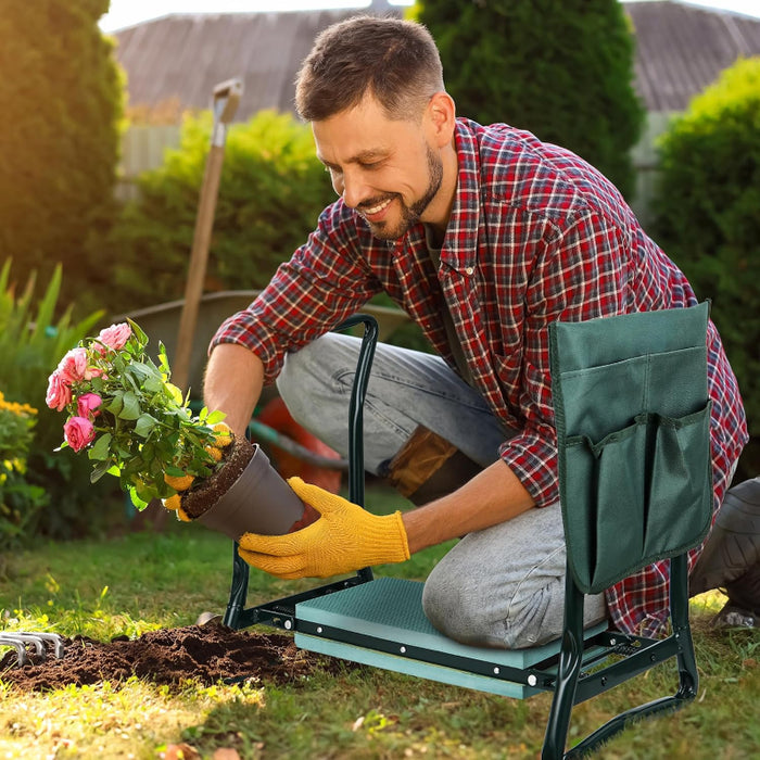 Tuin Helper - Opvouwbare knielzitje voor pijnvrij tuinieren