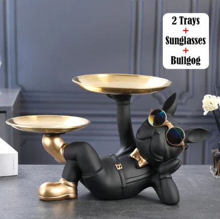 KunstBulldog | Stijlvolle Bulldog Decoratie | Duurzaam Resin | Unieke Eyecatcher