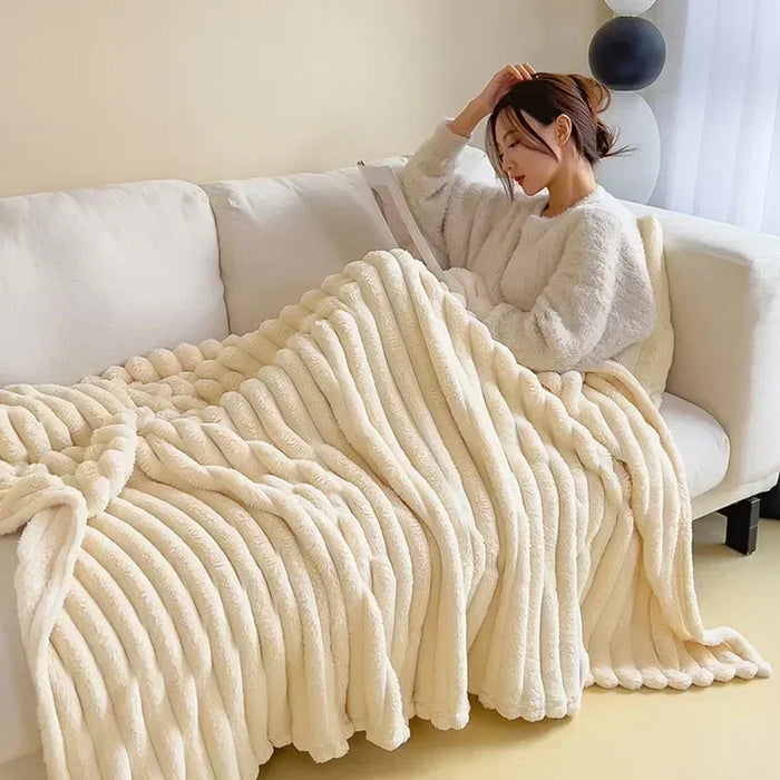 CozyCouture | Pluche Deken | Luxe Comfort | Ultieme Warmte | Bedsprei | Deken Bank