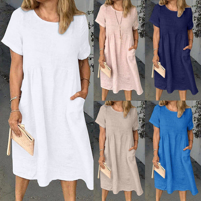 Frida - midi-jurken voor dames in elegante kleuren en stijl
