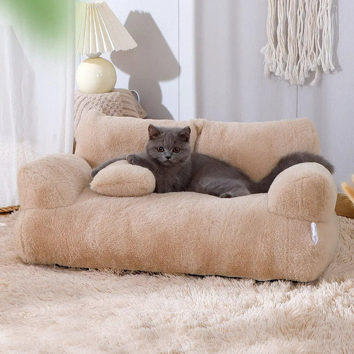 FuzzyBuddy - Vier seizoenen grote pluchen huisdierensofa voor ultiem comfort Finn Brands