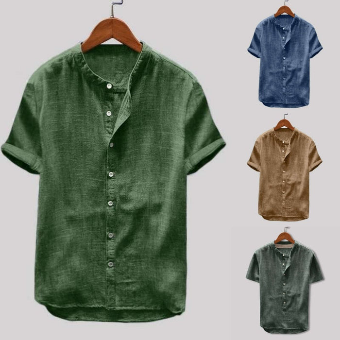 Gerben - Zomerse korte mouwen overshirt voor heren