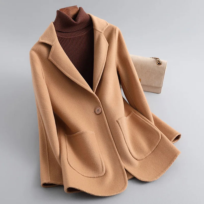Montel wollen jas voor elegante stijl en warmte