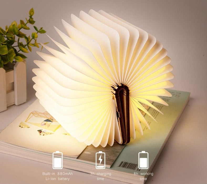 Draadloze en opvouwbare leeslamp met ecologisch ontwerp