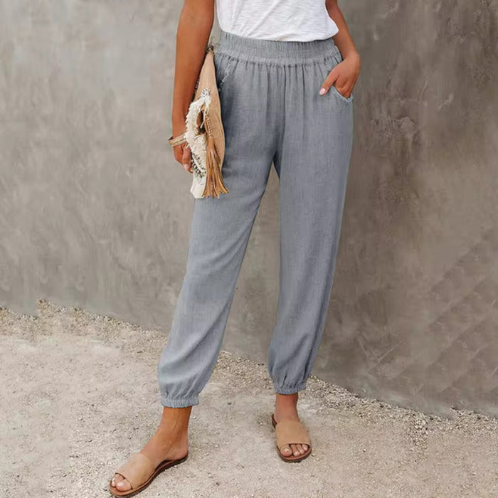Mia - Comfortabele elastische damesbroek voor een casual stijl