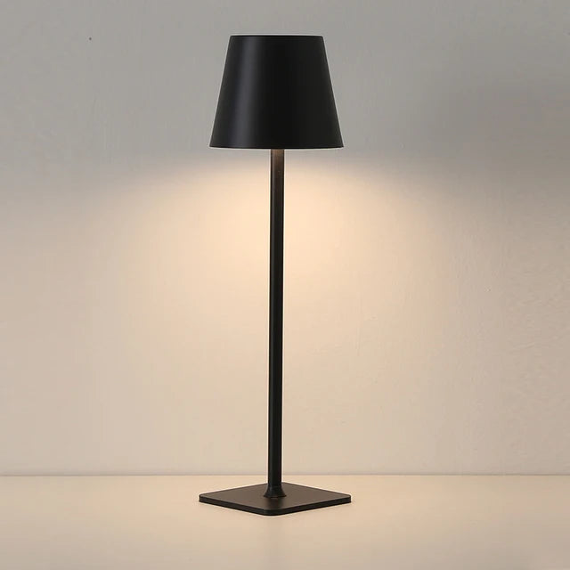 LumiGlow | Draagbare LED Tafellamp | Oplaadbaar | Vintage Stijl | Sfeervol Nachtlampje