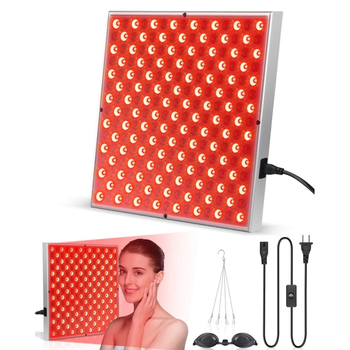 GlowVibe | Rood Licht Therapiepaneel | Stimuleert Celherstel & Verbetering van Huidelasticiteit | Ontdek de Magie van Rood Licht