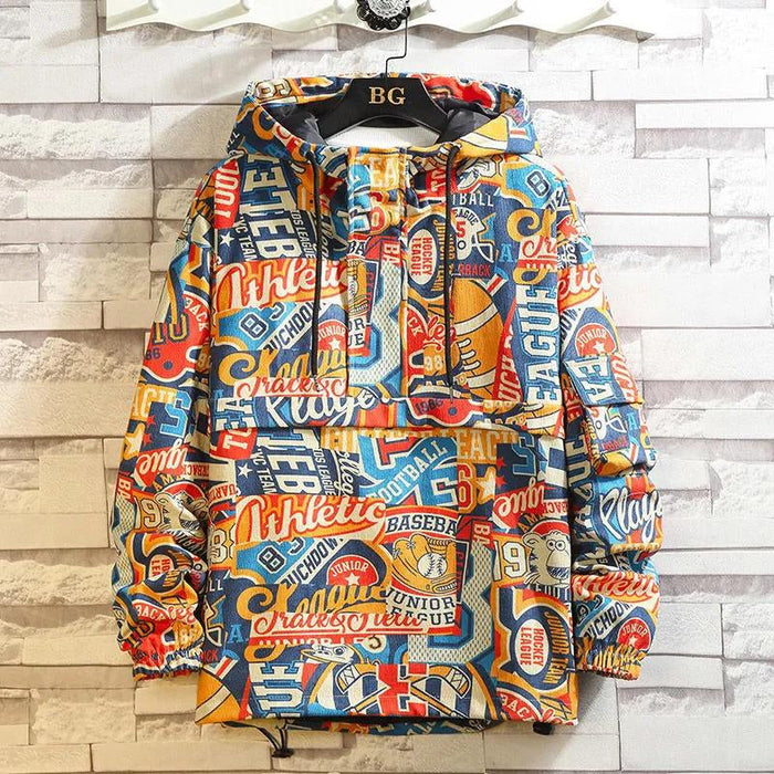 Nils - Regenbestendige outdoorjas voor heren met designerpatroon | Perfect voor outdooravonturen of het dagelijkse stadsleven
