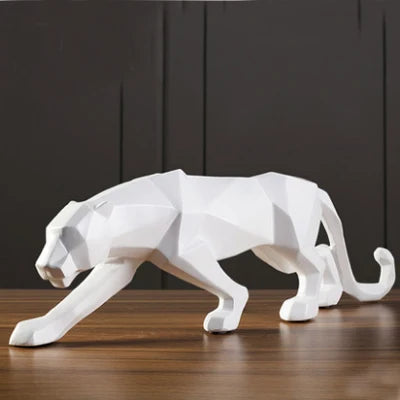 Leosculpt | Luipaardbeeld | Milieuvriendelijk harsmateriaal | Stijlvolle huisdecoratie