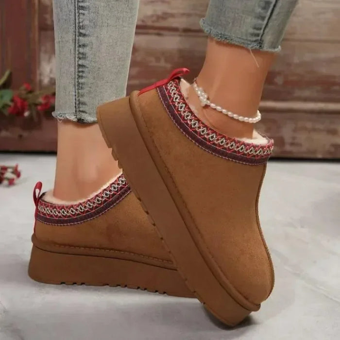 VELVERA Dames Chelsea Boots met warme stijlvolle voering