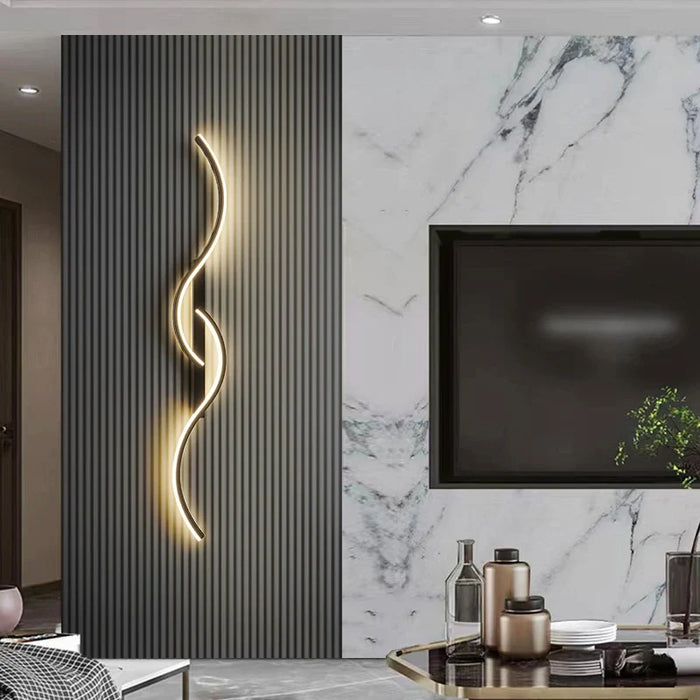 Luminara Minimalistische LED-wandlamp voor warme sfeer