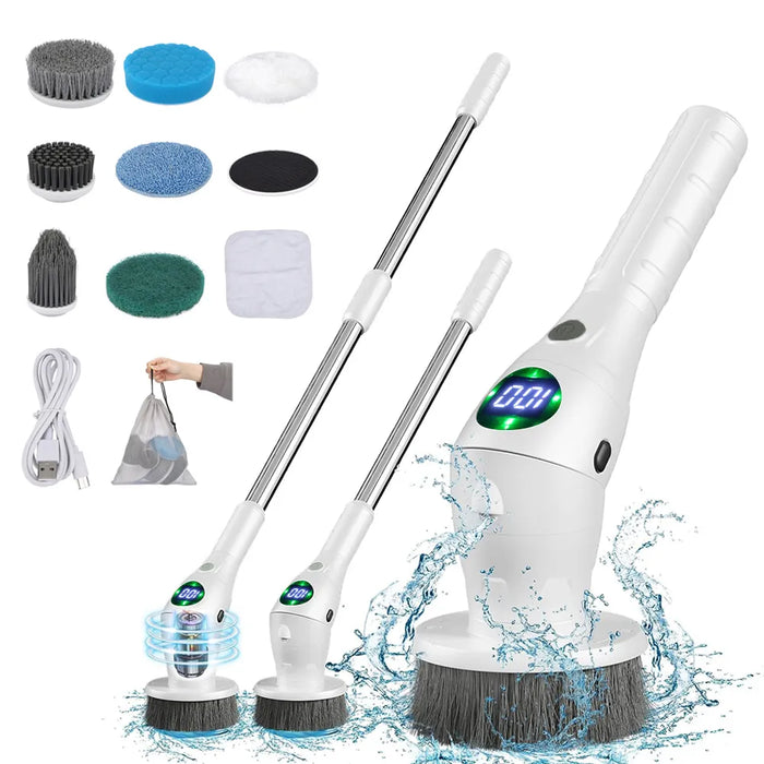 Raugee Powerclean | Elektrische Schoonmaakborstel 8-in-1