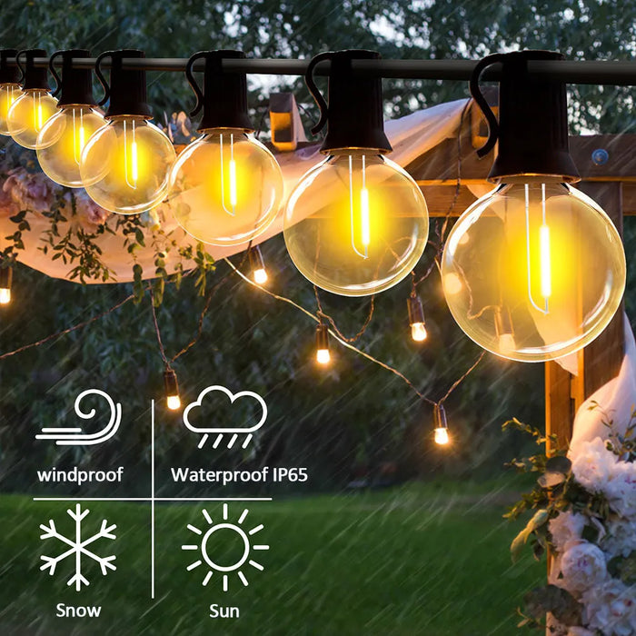 SolarLights | Terrasverlichting | Lichtslinger | Zorgeloos Genieten van Warmte en Licht