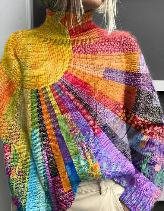 Ada - Levendige coltrui voor een vrolijke look