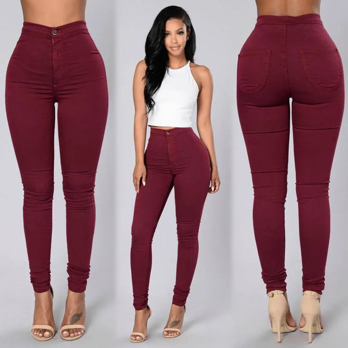 June Dames Dunne Stretch broek | 1+1 Gratis
