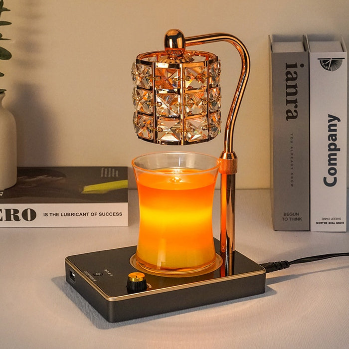ZenFlame | Aromatherapie Wax Smeltlamp | Verstelbaar | Sfeervol Licht | Ontspanning