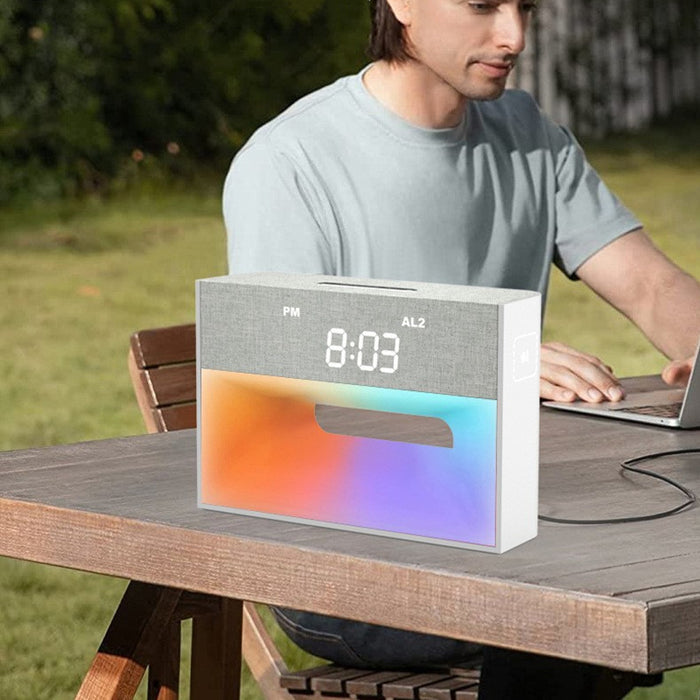 VERBLUFFEND | Draadloze Telefoonhouder Speaker | Creëer een Kleurrijke Atmosfeer