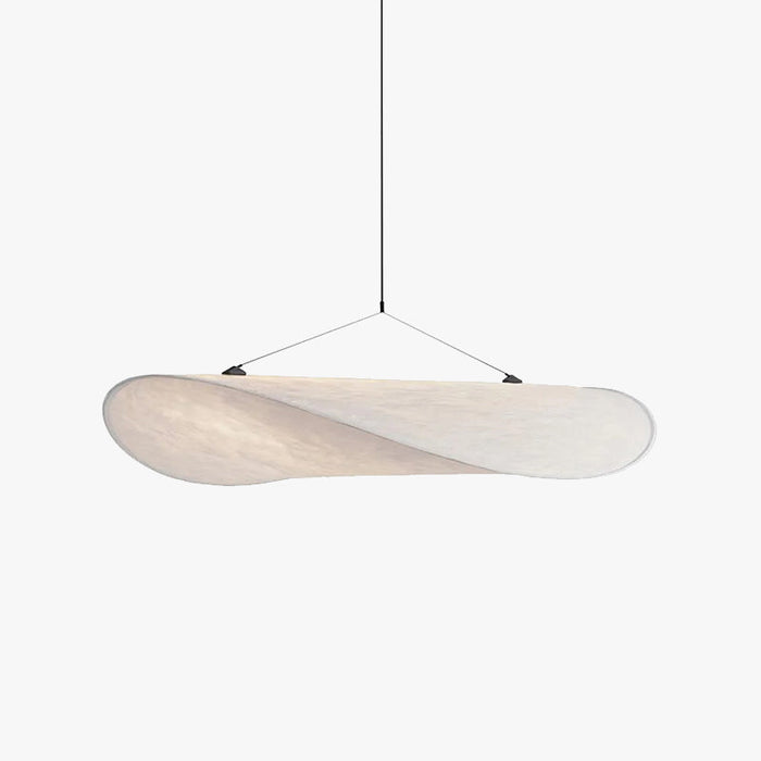 LUMINA | LED Hanglamp | Modern Metaal en Kunstzijde in Wit