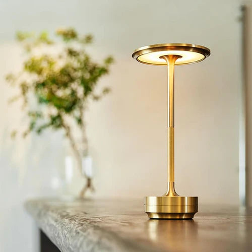 LuminaLux | Draadloze Designlamp | USB Oplaadbaar | Touch-bediening | Tafellamp | Sfeerverlichting