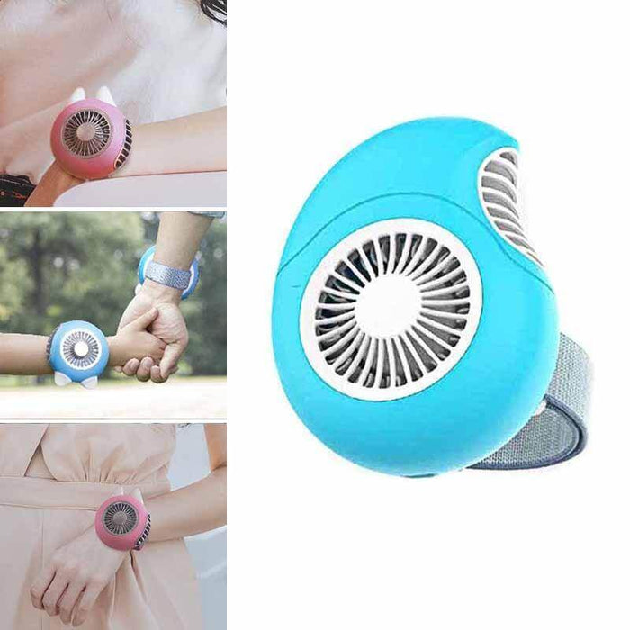 WristCool | Draagbare polsbandje turbo USB ventilator | Koel en comfortabel