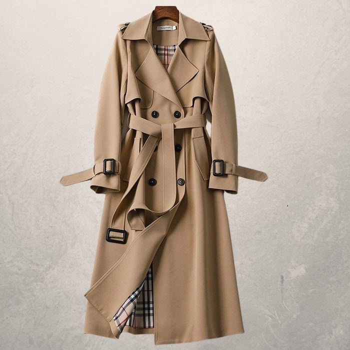 FASHIONISTA | Stijlvolle Herfstjas met Lang Windjack | Trendy Trenchcoat voor Dames