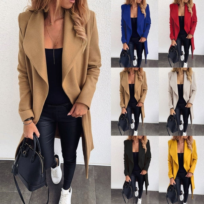 RUBY | Stijlvolle Wolblend Winterjas Dames | Jas voor Vrouwen, Warme Winterjas, Luxe Outerwear