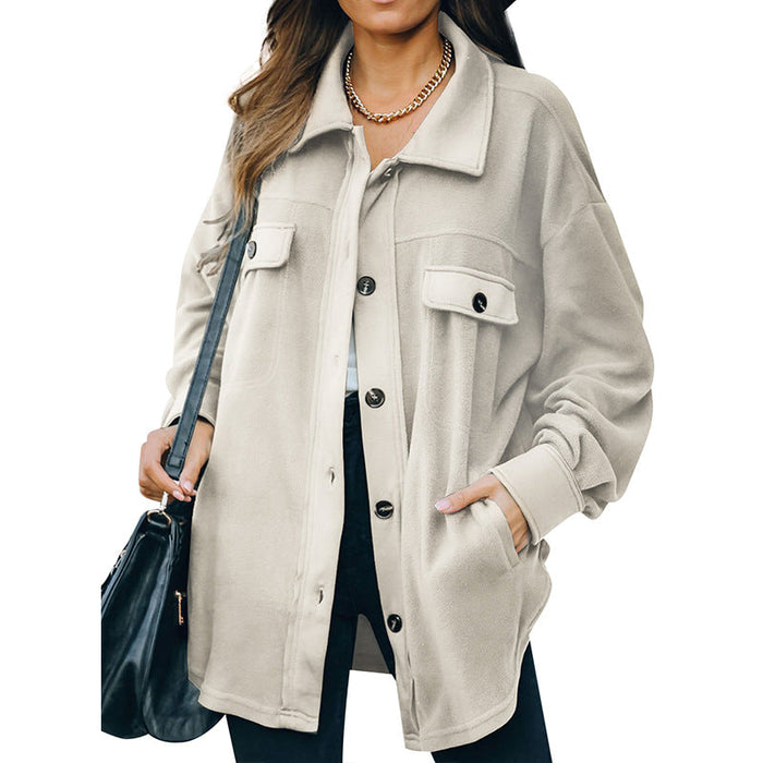 ARCTICCOZY | Polar Fleece Knopen Cardigan Jas voor Dames