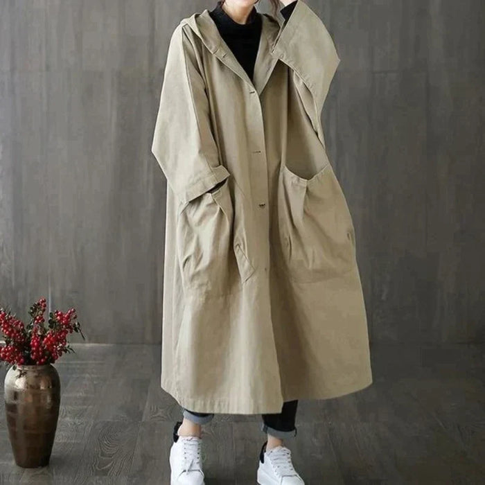 LORENA | Exclusieve Plus Size Winterjas - Warme Plus Size Trenchcoat