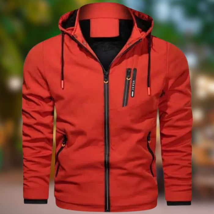 HENDRIK | Casual Sportjack Met Afneembare Capuchon en Ritssluiting
