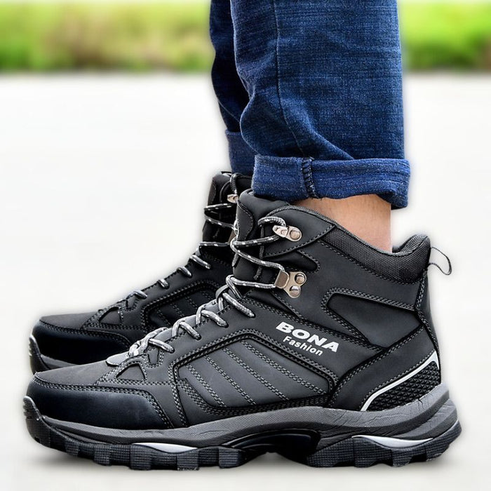 PHILLIP | Winter Suede High Top Boots Heren | Warme Pluche Anti-Slip Snow Boots