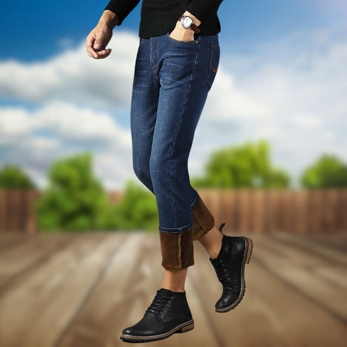 LOUIS | Modieuze Warmte met FREEZEFRAME DENIM | Winterbroek Heren met Bulu