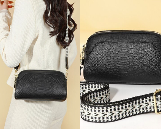 GLAMBAG | Alligator Crossbody Bag | Luxe Design | Veelzijdig en Ruim