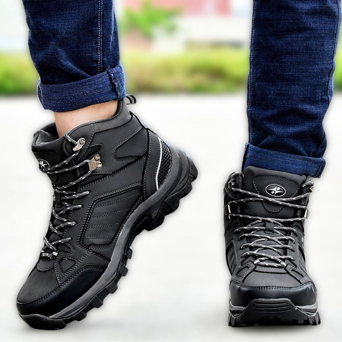ROSCOE | Hoogpolige Winterlaarzenvansuède | Warme Pluche Snowboots