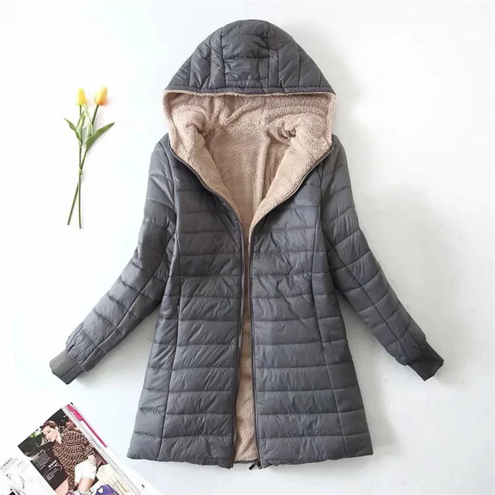 FROSTIQUE | Warme Winterjas met Capuchon Dames | Lichtgewicht en Stijlvol