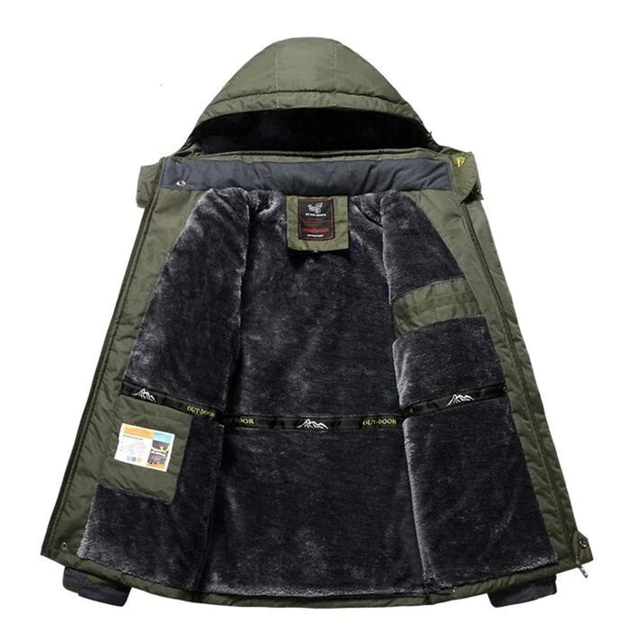 RICHARD | Dikke Warme Waterdichte Heren Winterjas | Militaire Fleece Parka