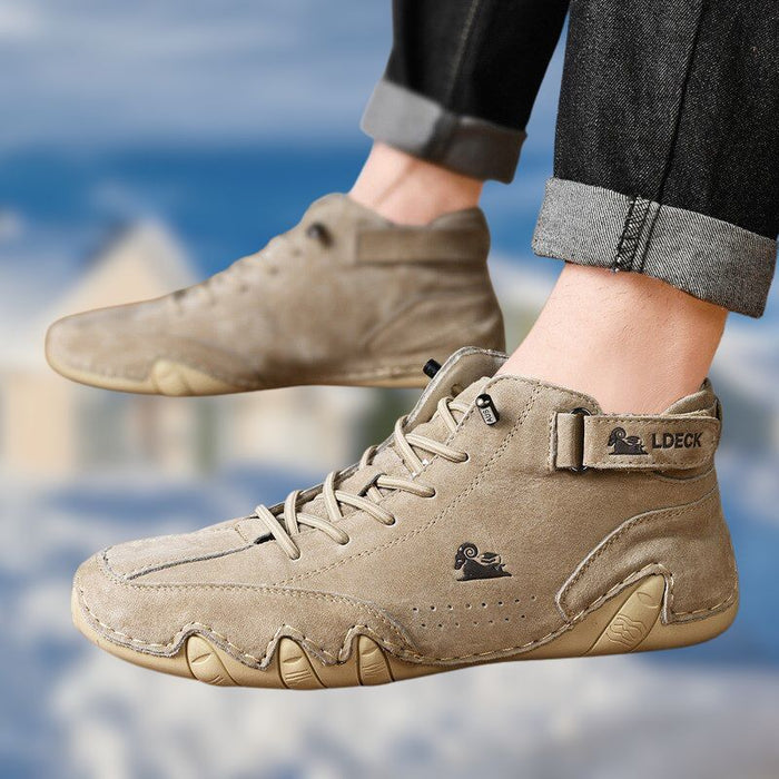 LEVI | Heren Laarzen Casual Motorfiets Winterschoenen | Waterdichte Hoge Sneakers Luxe Schoeisel