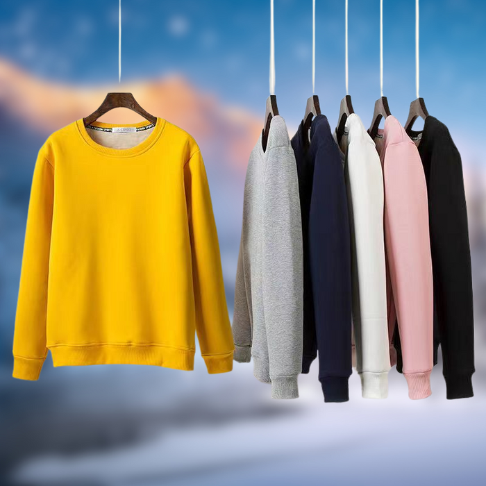 HOMER | Winter Warmte Essentiële Zaken | Heren Ondergoed Trui met Fleece Voering