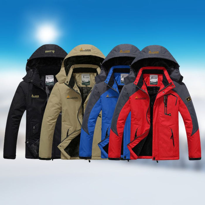 MILTON | Windjack Plus Dikke Warme Winddichte Bontjassen Heren | Militaire Hooded Winterjassen