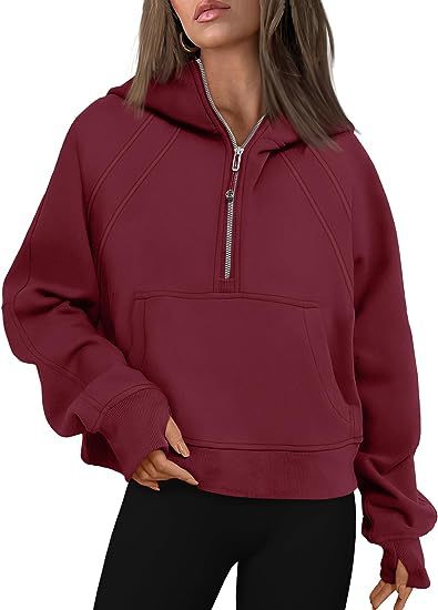 COSY ZIP | Warme Hoodies met Rits en Zak - Comfortabele Sportieve Dames Truien voor Winter en Herfst Outfits