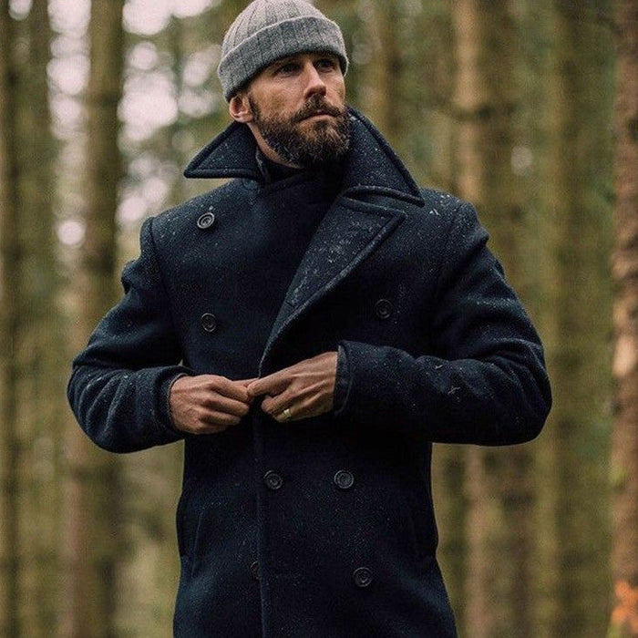 TRENDCOAT | Heren Winterjas met Wol | Stijlvol en Warm | Tijdloos design