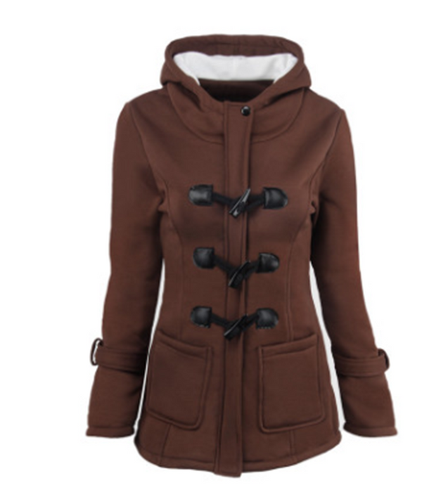 ECLAT | Lange Winterjas met Bontkraag - Nieuwste Stijl voor Vrouwen , Donsjas met Capuchon, Plus Size Parka voor Dames